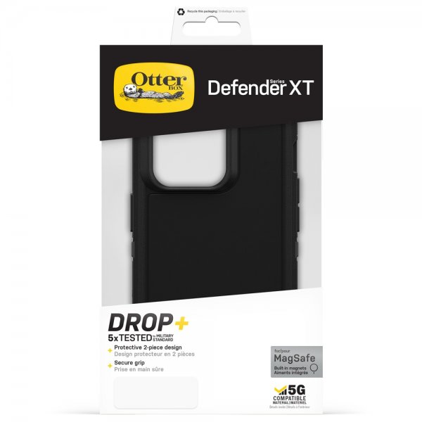 Otterbox iPhone 14 Pro -suojakuori Defender XT, musta