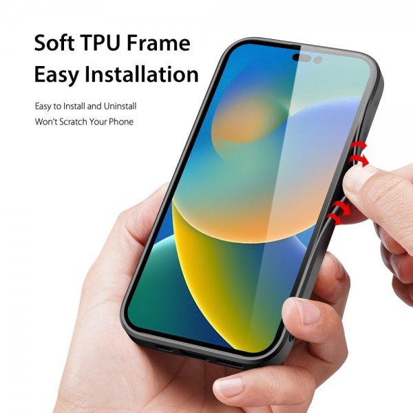 Dux Ducis iPhone 14 Pro -suojakuori FINO Series, punainen