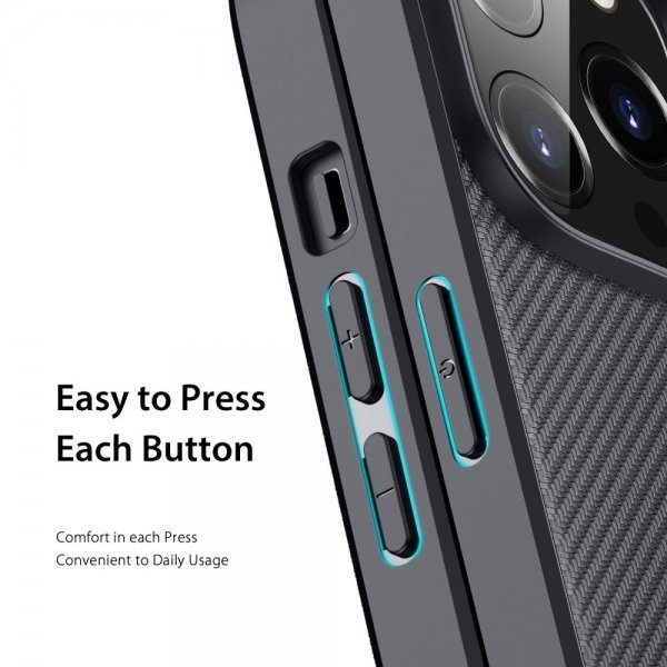 Dux Ducis iPhone 14 Pro Kuori FINO Series Musta