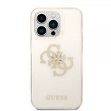 Guess iPhone 14 Pro Kuori Full Glitter Kulta