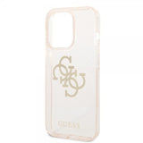 Guess iPhone 14 Pro Kuori Full Glitter Kulta