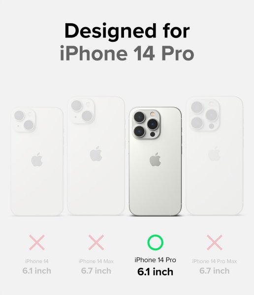 Ringke iPhone 14 Pro -kuori Fusion X Camo Black