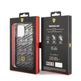 Ferrari iPhone 14 Pro Kuoret Gradient Scuderia Musta