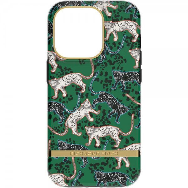 Richmond & Finch iPhone 14 Pro -suojakuori Green Leopard