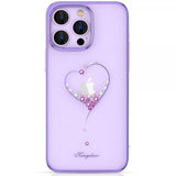 Kingxbar iPhone 14 Pro Kuori Sydänkuvio Violetti