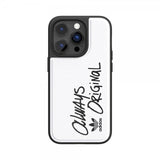 Adidas iPhone 14 Pro Kuori Inlay Embroidery Case Valkoinen Musta