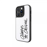 Adidas iPhone 14 Pro Kuori Inlay Embroidery Case Valkoinen Musta