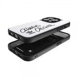 Adidas iPhone 14 Pro Kuori Inlay Embroidery Case Valkoinen Musta