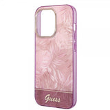 Guess iPhone 14 Pro Kuori Jungle Pink