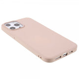X-Level iPhone 14 Pro -suojakuori, nestemäinen silikoni, beige