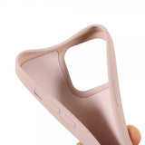 X-Level iPhone 14 Pro -suojakuori, nestemäinen silikoni, beige