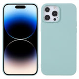 X-Level iPhone 14 Pro Kuori Liquid Silicone Turkoosi