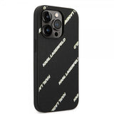 Karl Lagerfeld iPhone 14 Pro Kuori Logomania Musta