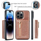 Dg.Ming iPhone 14 Pro Kuori M3-sarja Irrotettava Korttikotelo Kulta