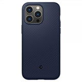 Spigen iPhone 14 Pro -suojakuori Mag Armor MagFit, laivastonsininen