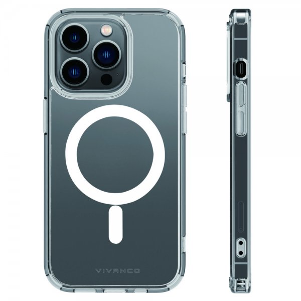 Vivanco iPhone 14 Pro -kuori Mag Steady Transparent