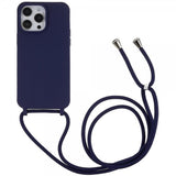 iPhone 14 Pro -suojakuori hihnalla, sininen