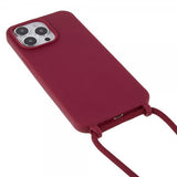 iPhone 14 Pro -suojakuori hihnalla, punainen
