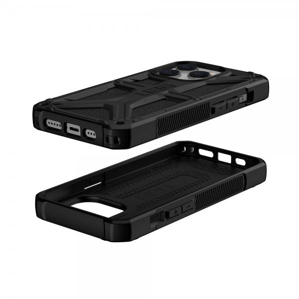 Urban Armor Gear (UAG) iPhone 14 Pro -suojakuori Monarch, musta