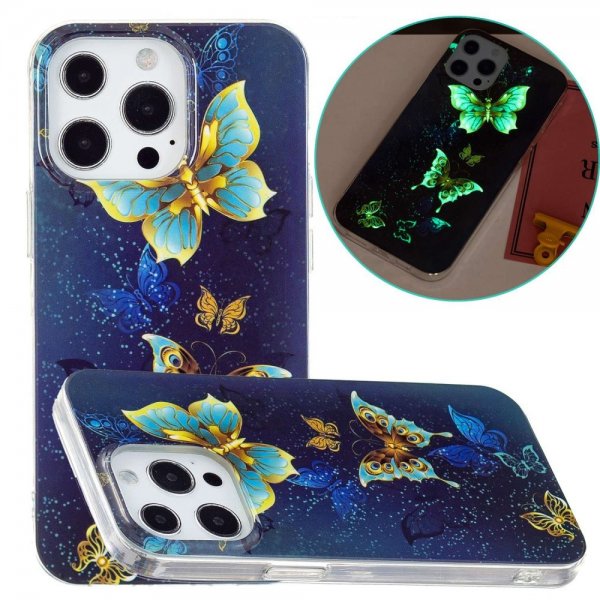 iPhone 14 Pro -kuoret, kultaiset perhoset