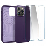 Caseology iPhone 14 Pro -suojakuori ja näytönsuoja, Nano Pop 360, Grape Purple