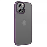 X-Level iPhone 14 Pro Nature Color Series -kuori, violetti