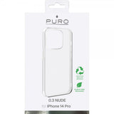 Puro iPhone 14 Pro -kuori Nude Läpinäkyvä