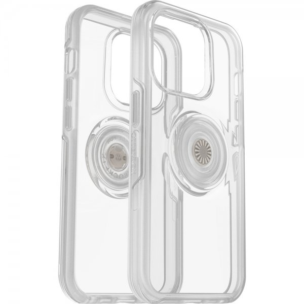 Otterbox iPhone 14 Pro -kuori Otter+Pop Symmetry Clear Clear Pop