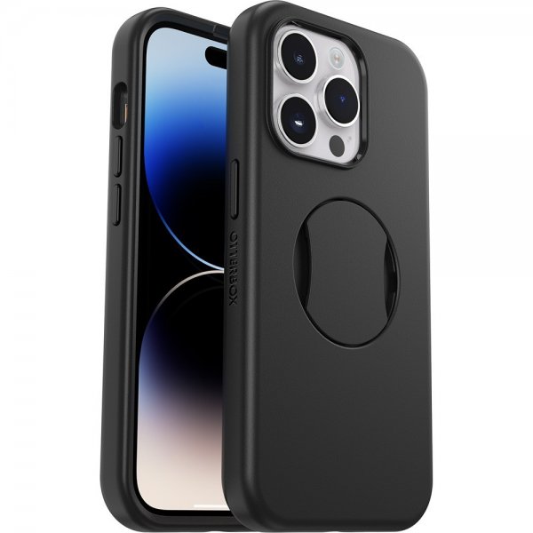 Otterbox iPhone 14 Pro Kuori OtterGrip Symmetry MagSafe Musta