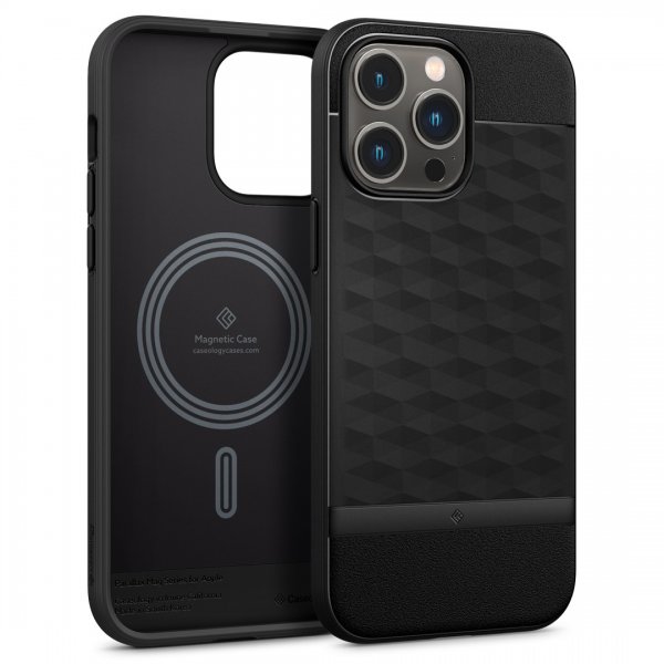 Caseology iPhone 14 Pro -suojakuori Parallax Mag Matte Black