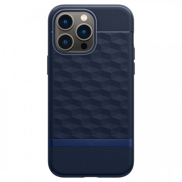 Caseology iPhone 14 Pro -suojakuori Parallax Mag Midnight Blue