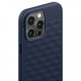 Caseology iPhone 14 Pro -suojakuori Parallax Mag Midnight Blue