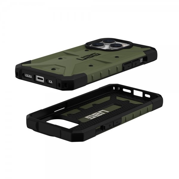 Urban Armor Gear (UAG) iPhone 14 Pro -suojakuori Pathfinder, oliivi
