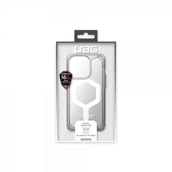 Urban Armor Gear (UAG) iPhone 14 Pro -suojakuori Plyo MagSafe Ash