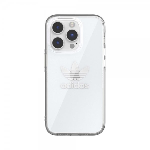 Adidas iPhone 14 Pro -suojakuori, kirkas, läpinäkyvä