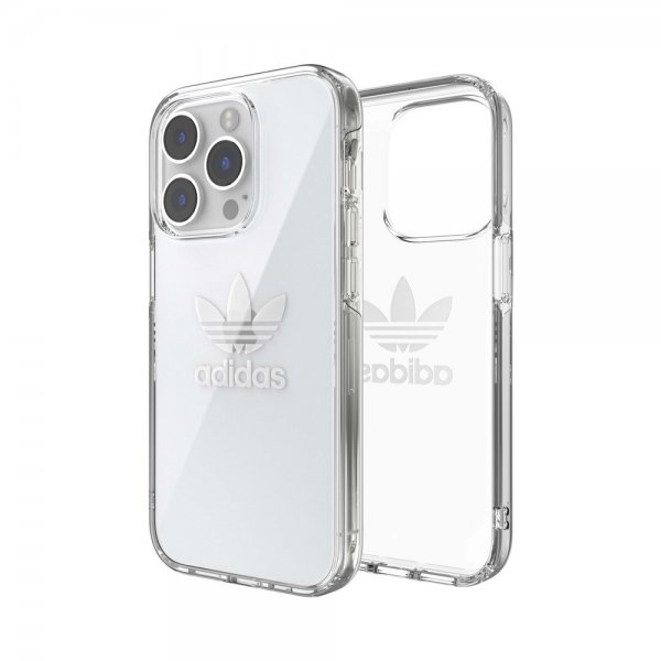 Adidas iPhone 14 Pro -suojakuori, kirkas, läpinäkyvä