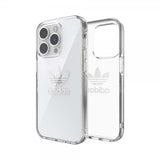 Adidas iPhone 14 Pro -suojakuori, kirkas, läpinäkyvä
