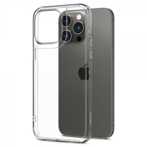 Spigen iPhone 14 Pro -suojakuori Quartz Hybrid Crystal Clear