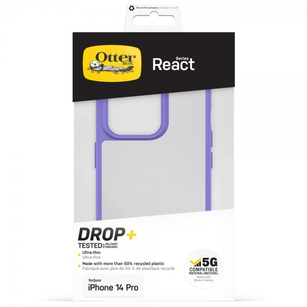 Otterbox iPhone 14 Pro Kuori React Purplexing