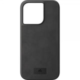 Black Rock iPhone 14 Pro -suojakuori, aitoa nahkaa, musta