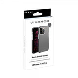 Vivanco iPhone 14 Pro Kuori Rock Solid Musta Läpinäkyvä