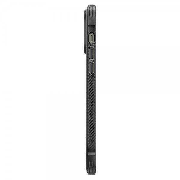 Spigen iPhone 14 Pro -kuori, Rugged Armor MagFit, mattamusta