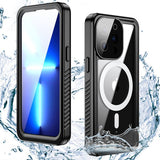 4smarts iPhone 14 Pro -suojakuori Rugged Case Strong MagSafe, musta