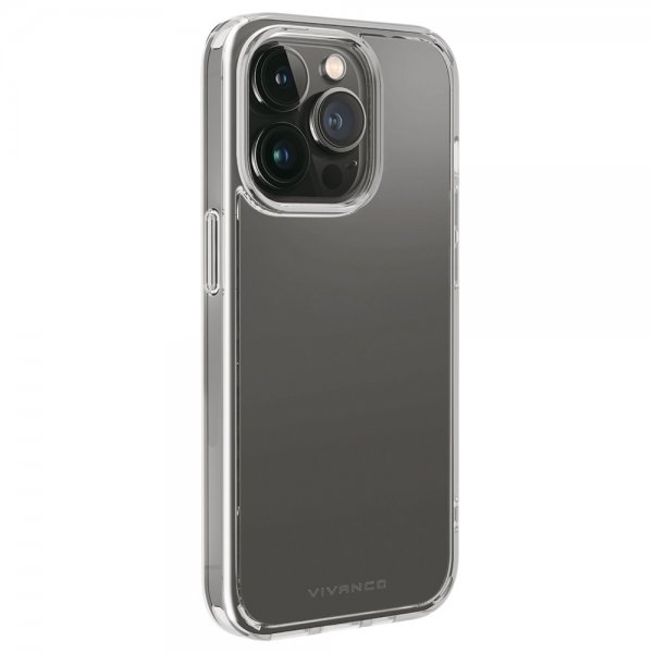 Vivanco iPhone 14 Pro -kuori Safe & Steady, läpinäkyvä