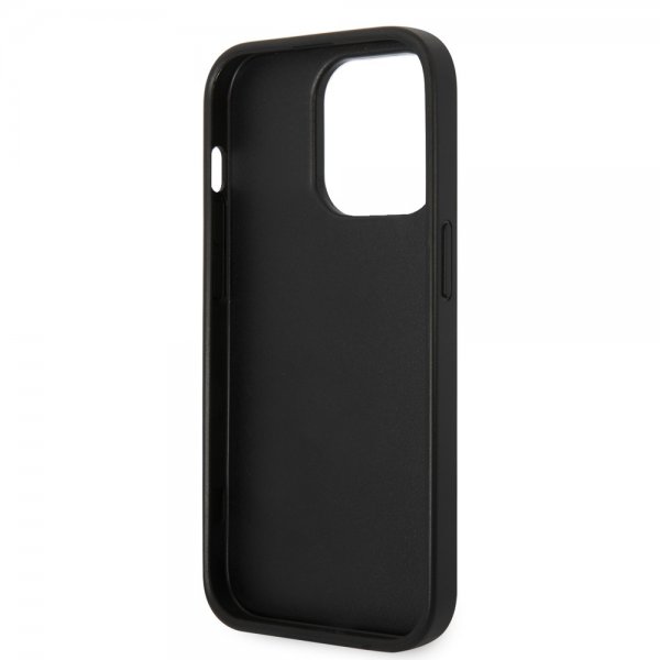 Karl Lagerfeld iPhone 14 Pro Saffiano Karl -kuori, musta