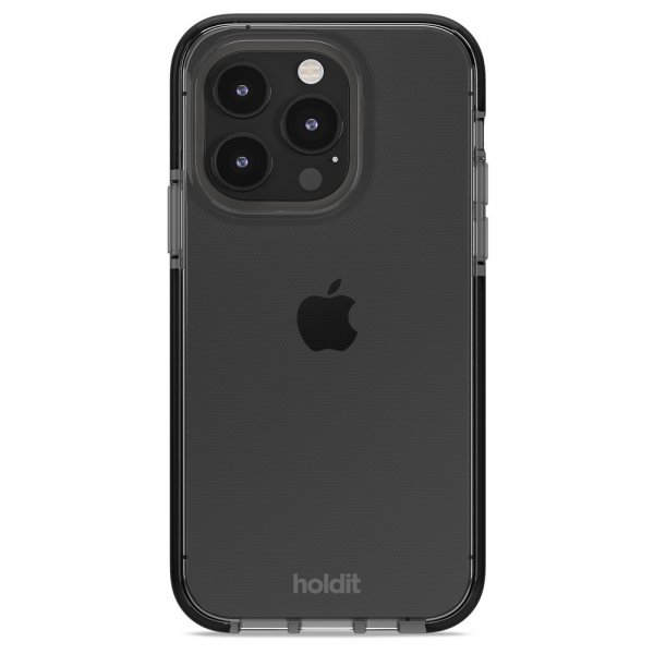 Holdit iPhone 14 Pro Seethru Kuori Musta