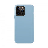 Xqisit iPhone 14 Pro -silikonikuori, vaaleansininen