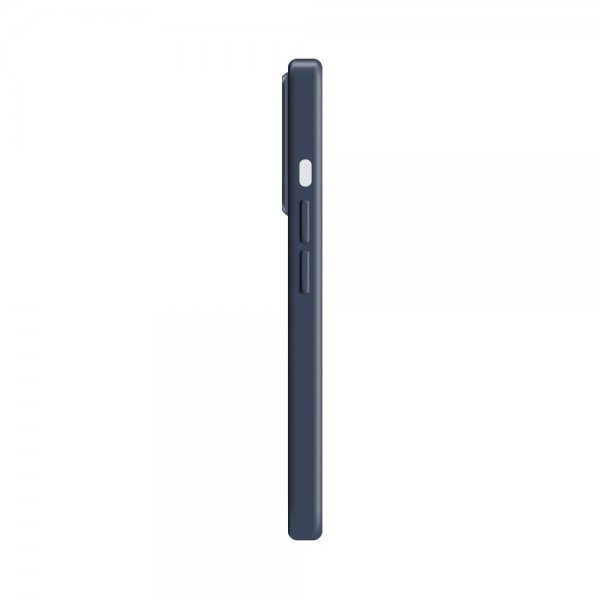 Xqisit iPhone 14 Pro silikonisuojakuori, tummansininen