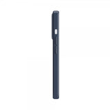 Xqisit iPhone 14 Pro silikonisuojakuori, tummansininen