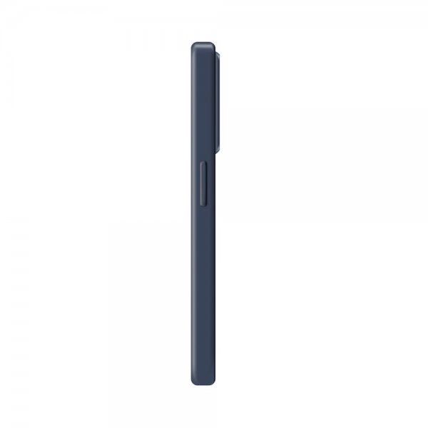Xqisit iPhone 14 Pro silikonisuojakuori, tummansininen
